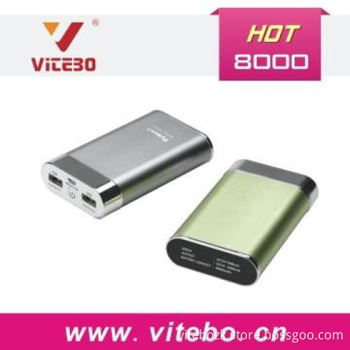 2013 New Christmas Gift Power Bank 8000mAh For Cellphone